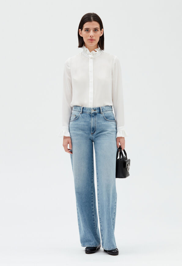 120COLOMBEFLOUBIS 120COLOMBEFLOUBIS : Tops et Chemises couleur ECRU