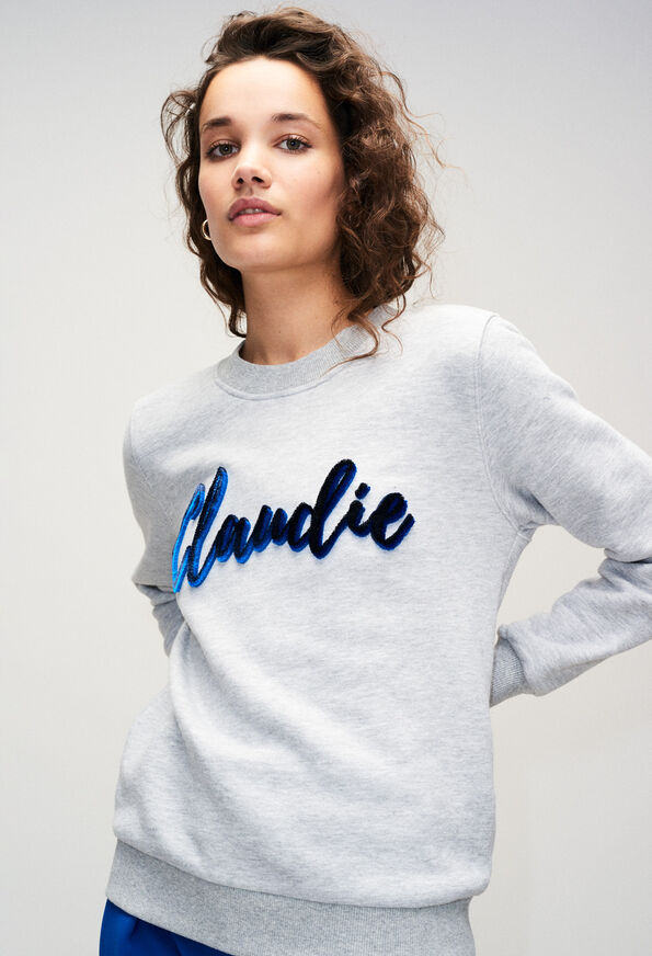 TOMYBISH19 TOMYBISH19 : Maille & Sweatshirts couleur GRIS MELANGE