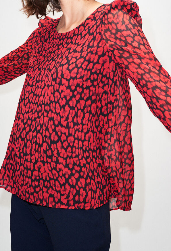 BANCLEOPARDH19 BANCLEOPARDH19 : Tops y camisas color CERISE