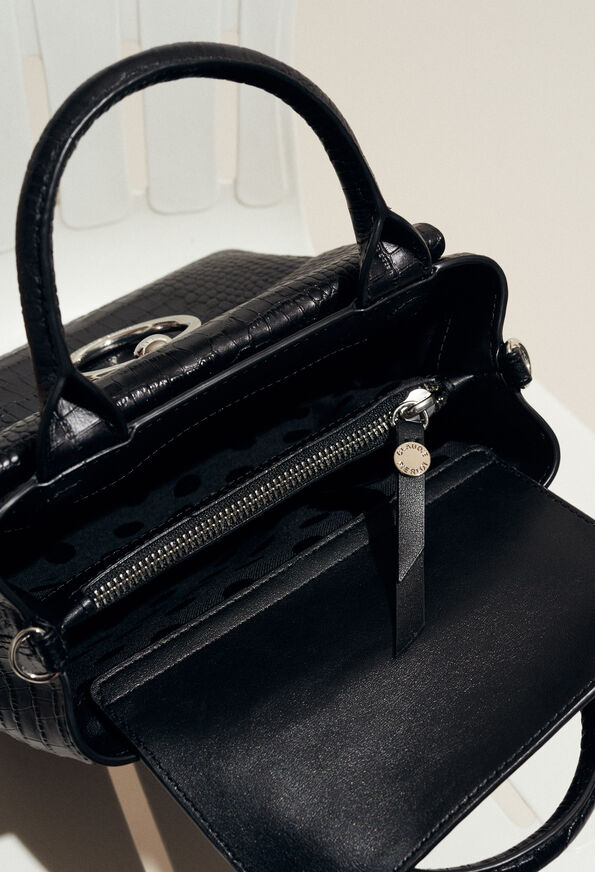 ANOUCK SMALL REPTILE CROCO ANOUCK SMALL REPTILE CROCO : Outlet color Noir