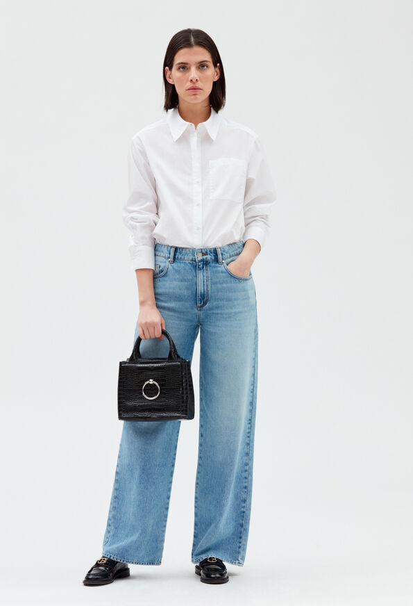 ANOUCKSMALLREPTILECROCOH19 ANOUCKSMALLREPTILECROCOH19 : Bolsos y marroquinería color NOIR