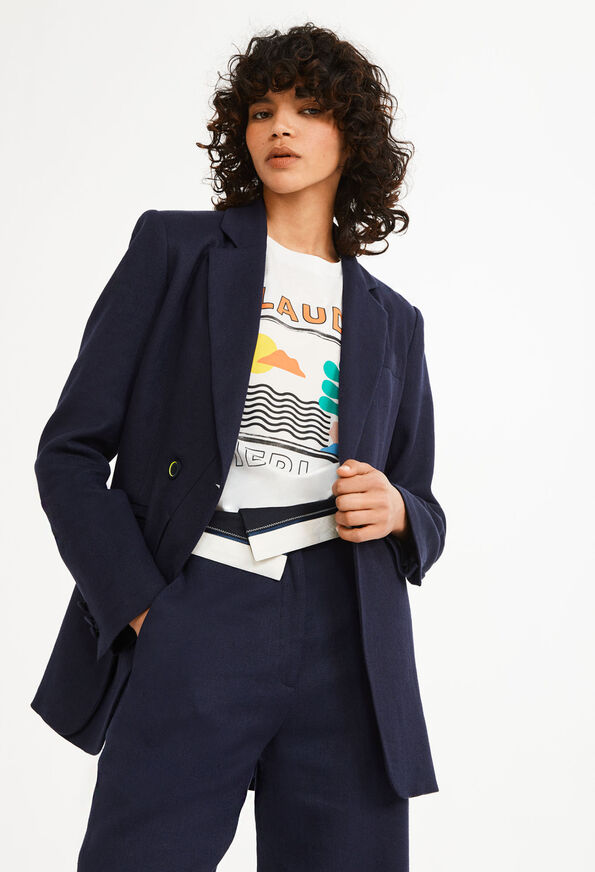 222VILLAGE 222VILLAGE : Chaquetas color MARINE