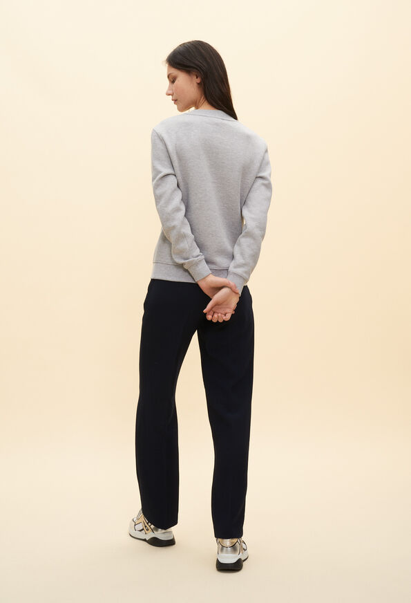 TAMOUREUXE20 TAMOUREUXE20 : Maille & Sweatshirts couleur GRIS CHINE CLAIR