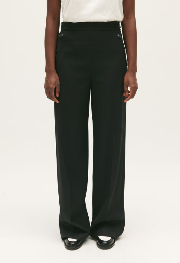 123PAMES : Pantalones Negros color NOIR