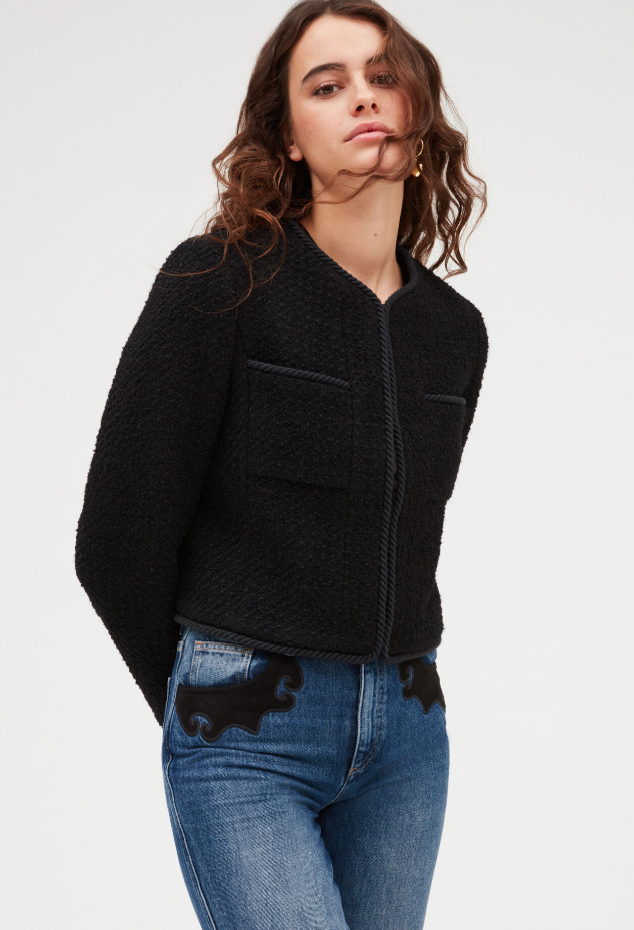 Cardigan best sale tweed femme
