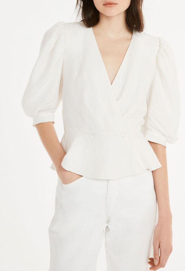 222BLEUETBIS 222BLEUETBIS : Tops et Chemises couleur ECRU