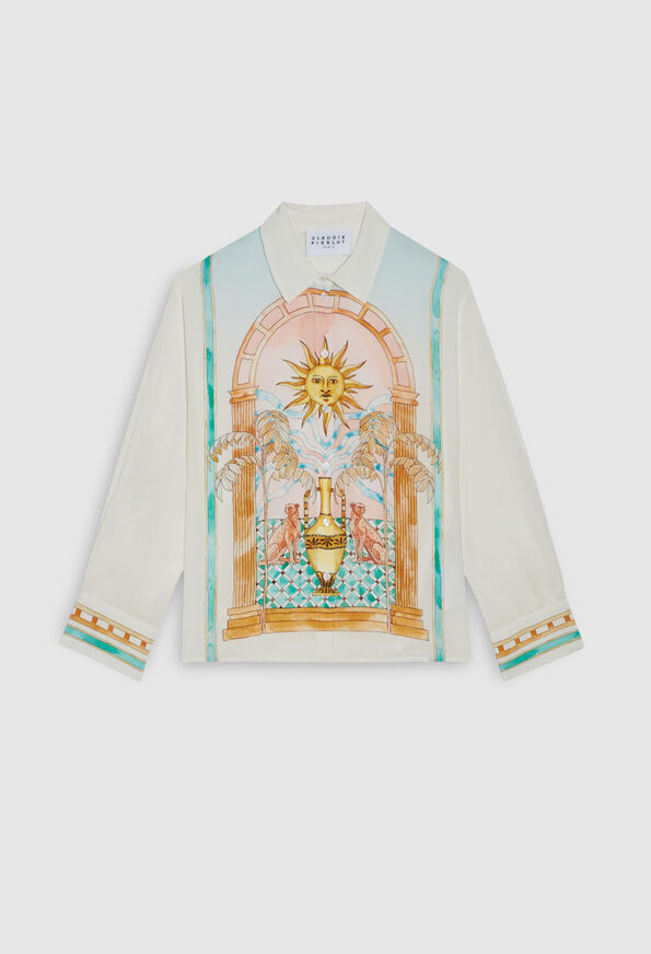 222CHOUPIEFRESQUE 222CHOUPIEFRESQUE : Tops et Chemises couleur PRINT CLAIR