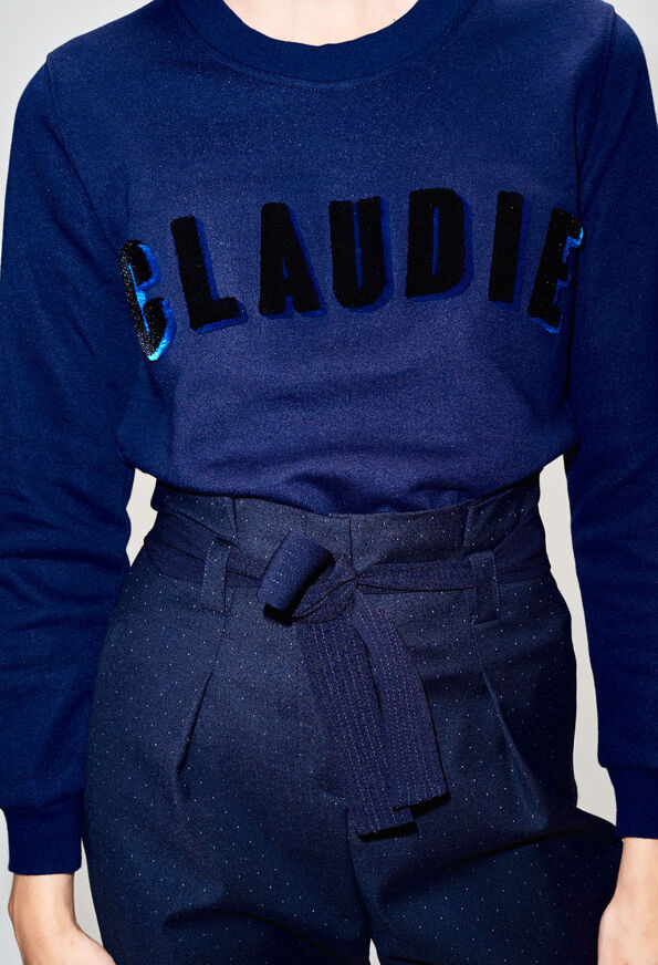 TOMYH19 TOMYH19 : Maille & Sweatshirts couleur MARINE