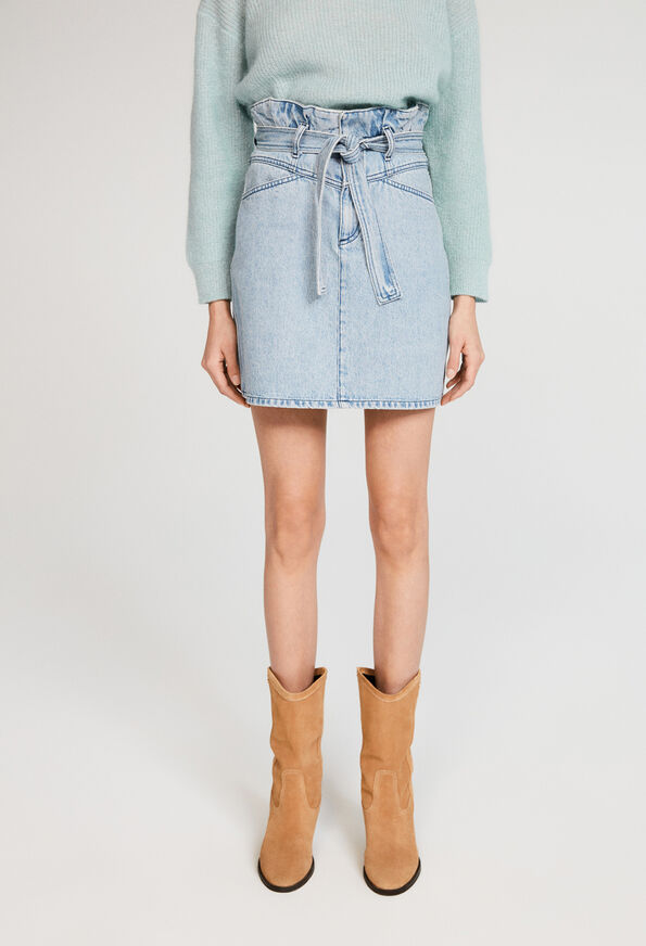 221SERANA 221SERANA : Jupes et Shorts couleur JEAN CLAIR