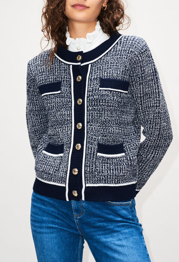 MARCYAH19 MARCYAH19 : Maille & Sweatshirts couleur MARINE