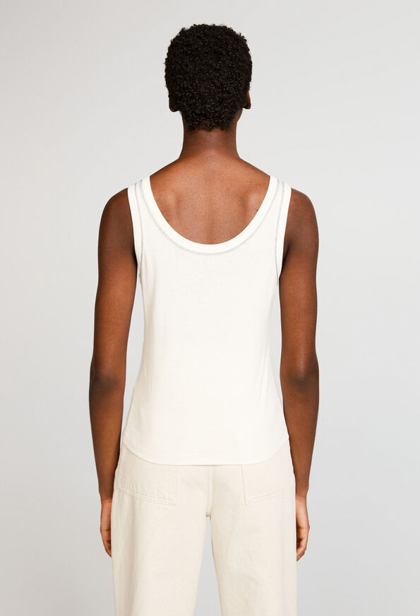 221TROENE 221TROENE : Camisetas color ECRU