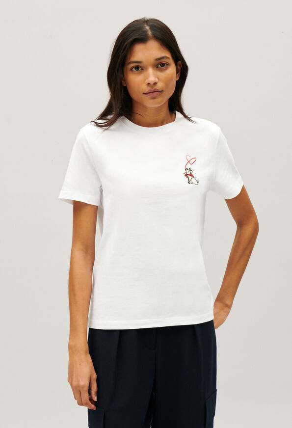 224TOTOUNI : Camisetas Blancas color ECRU