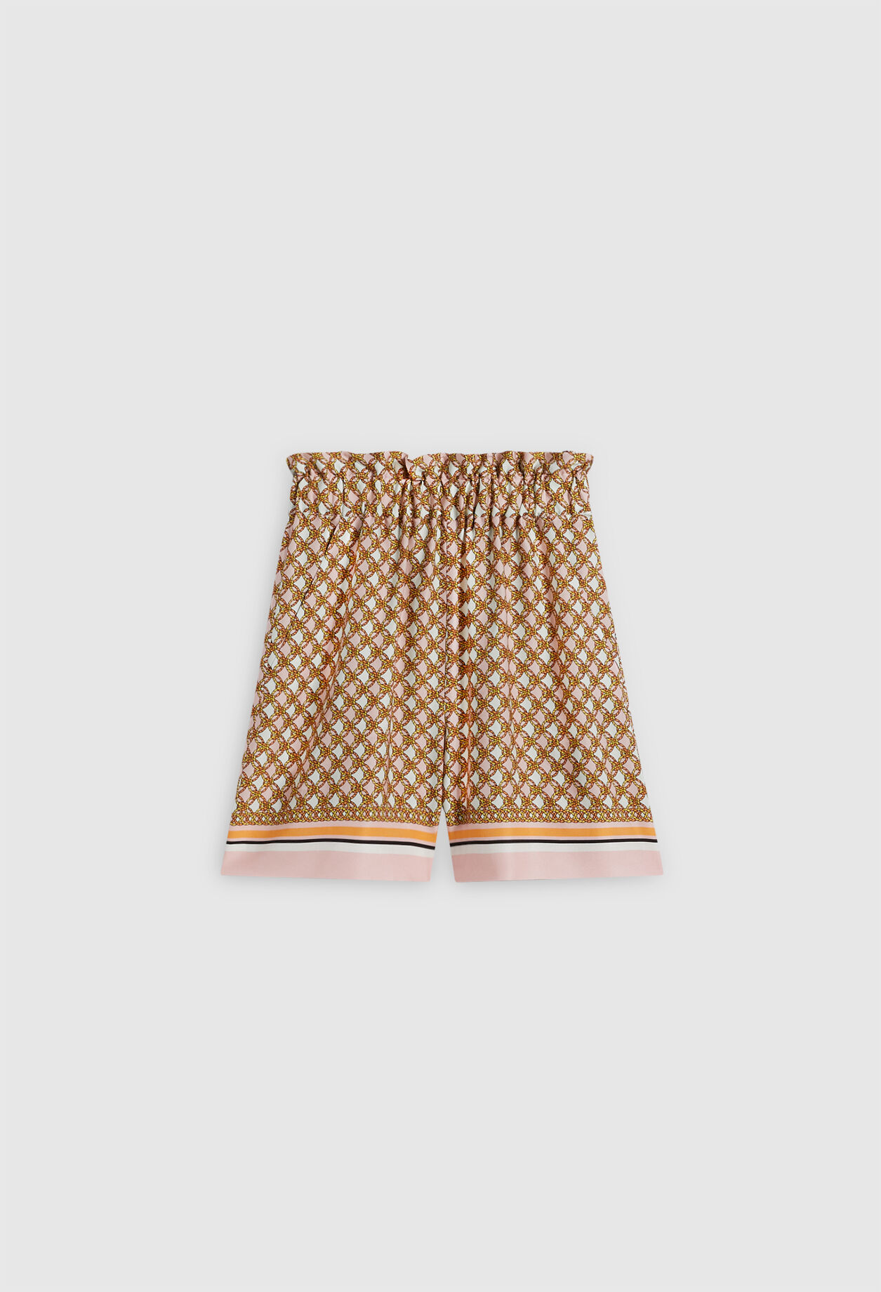 Pantalón corto fluido de talle alto