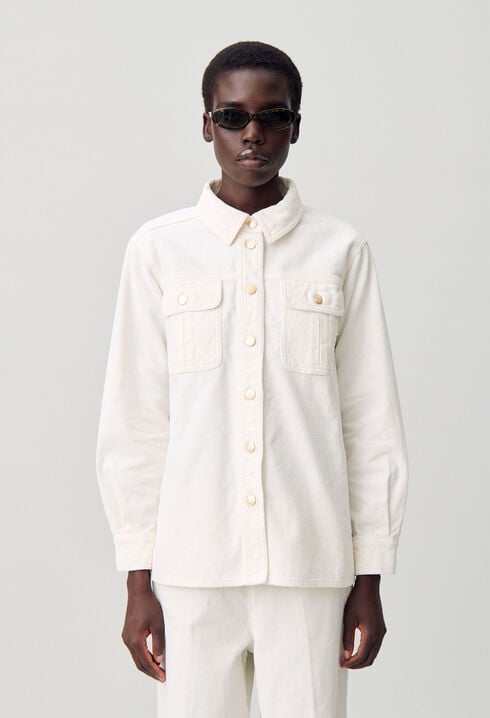 Sobrecamisa de terciopelo