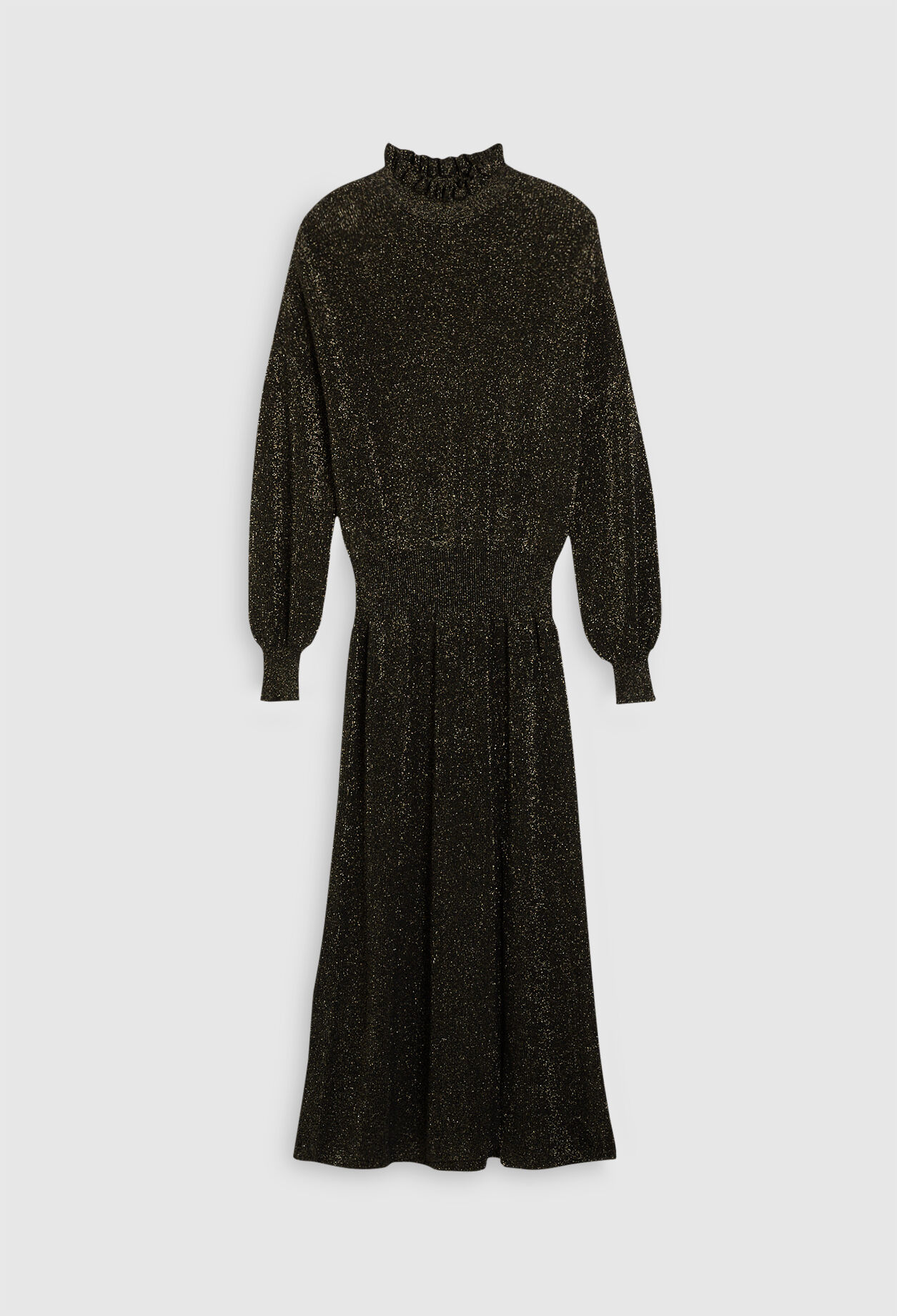 Vestido largo de lúrex