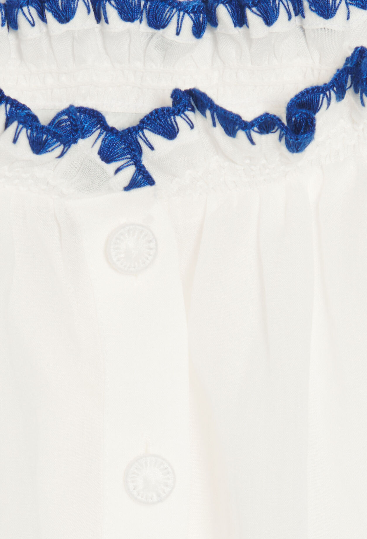 Blusa bordada crudo