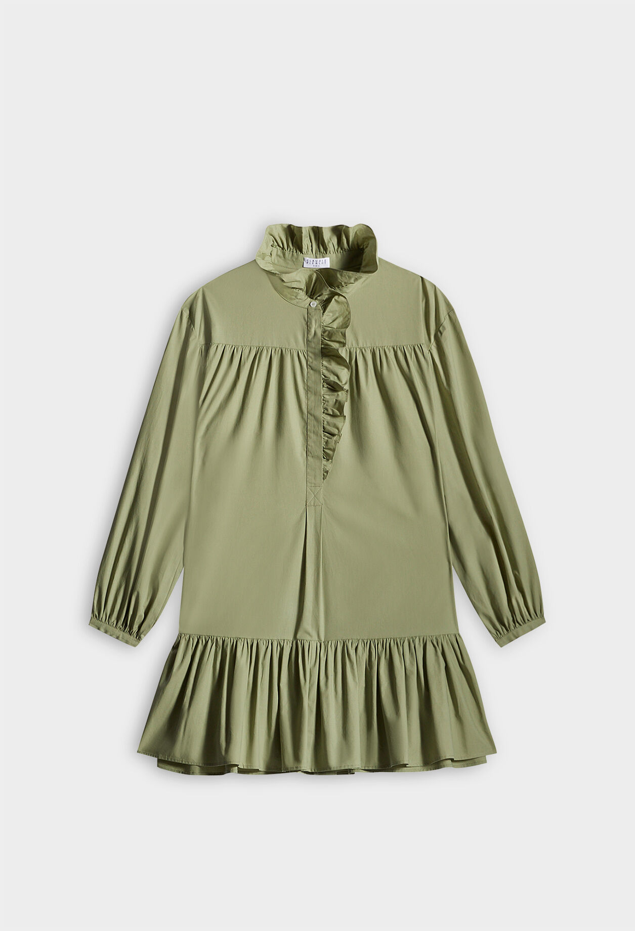 Vestido trapecio de algodón bio