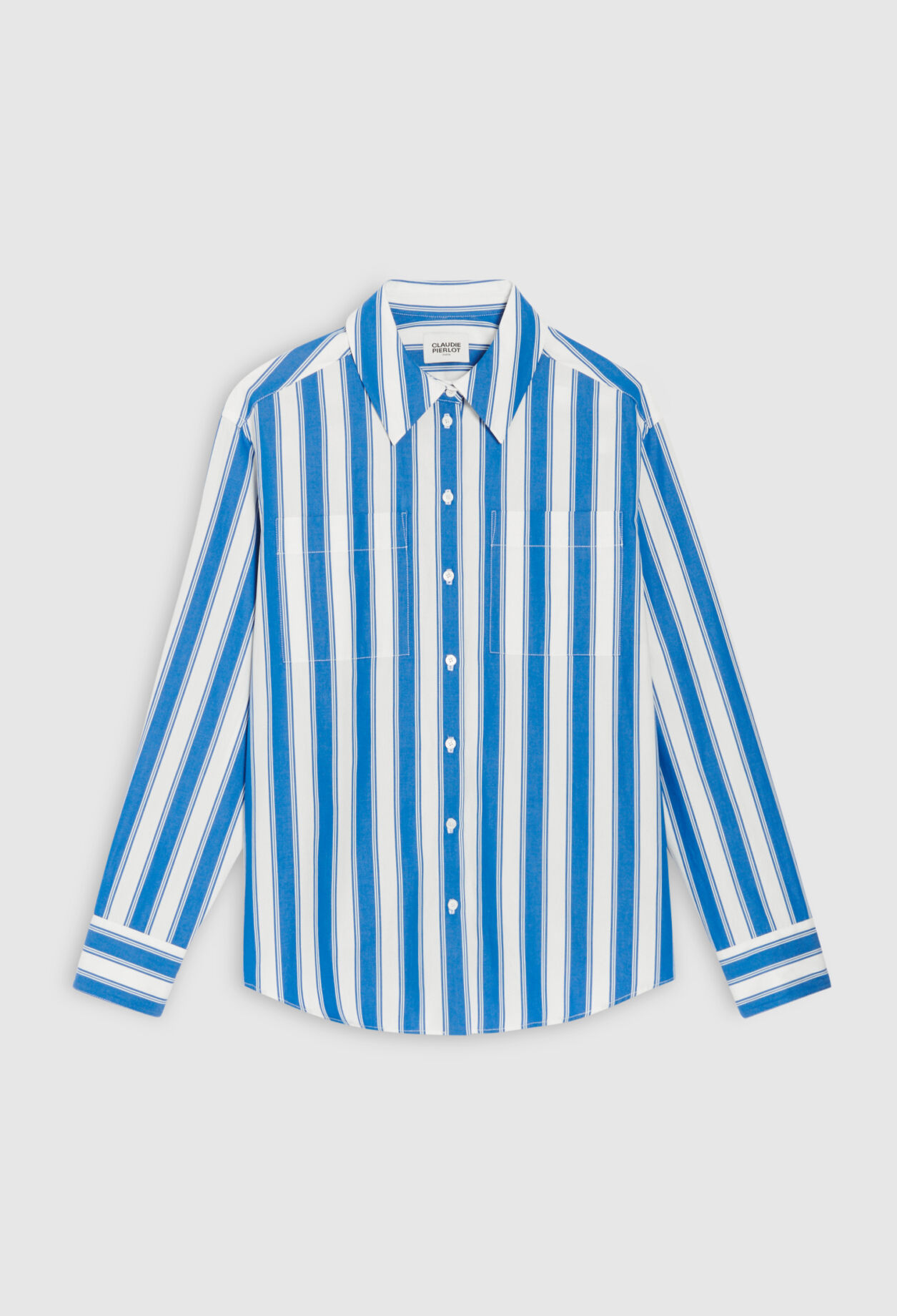 Camisa a rayas azul