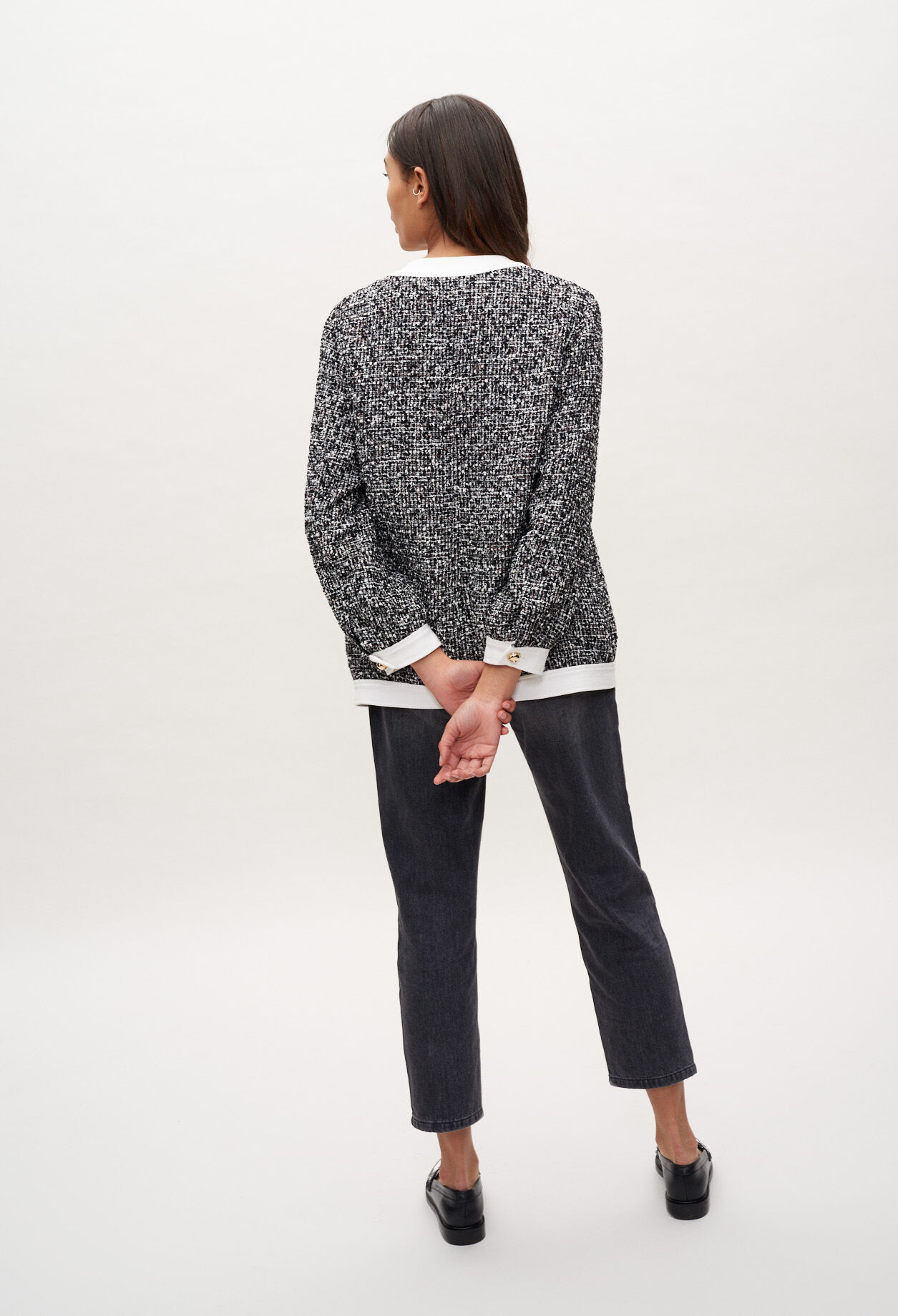Cazadora de tweed