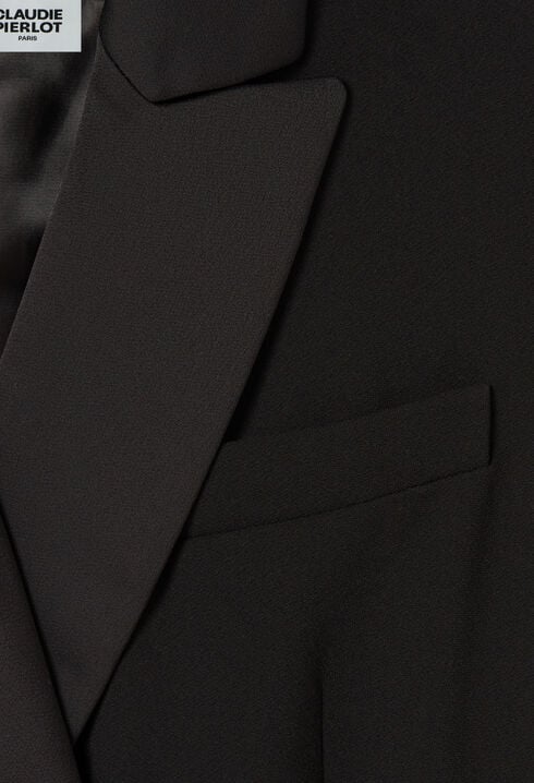 Chaqueta de traje con cinturón