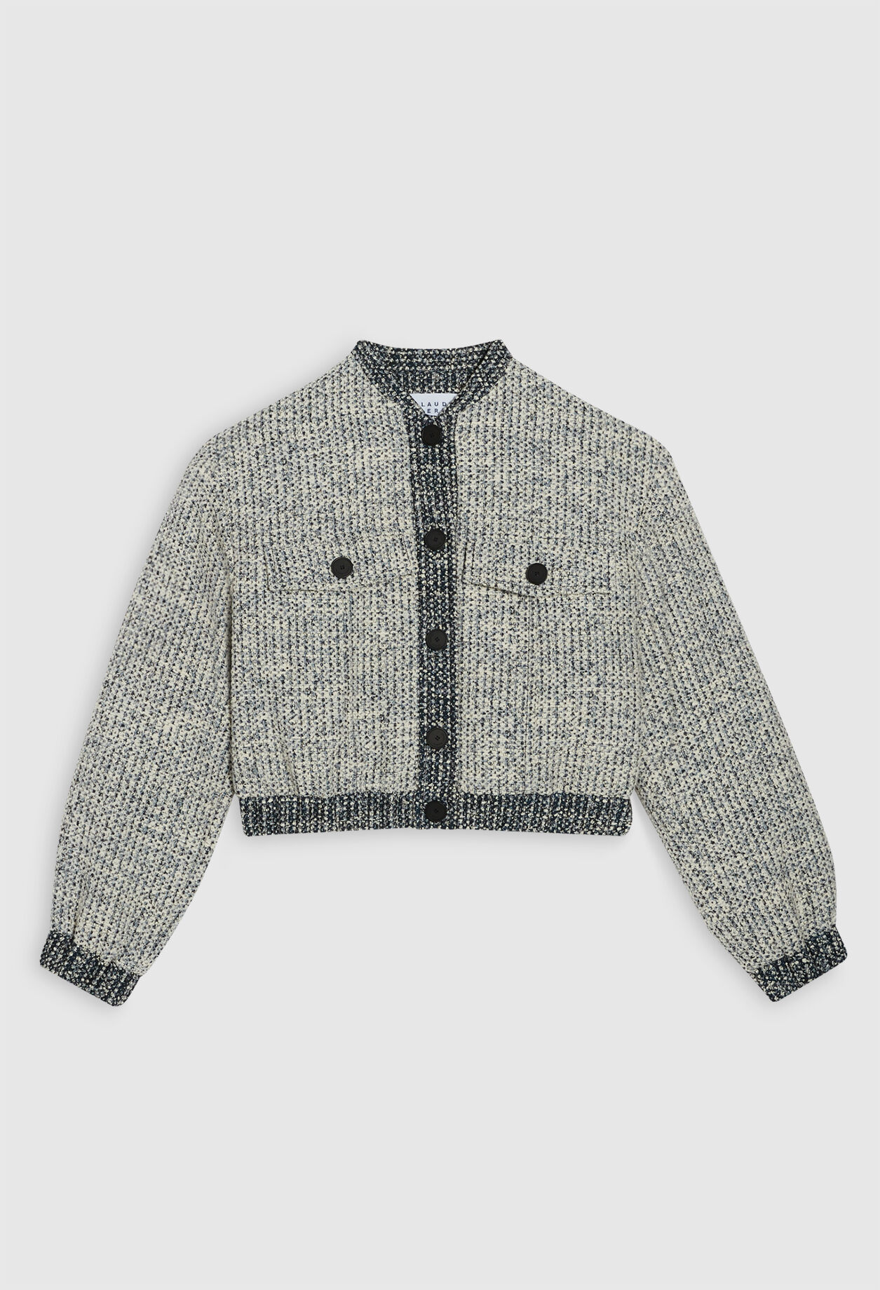 Chaqueta bomber de tweed