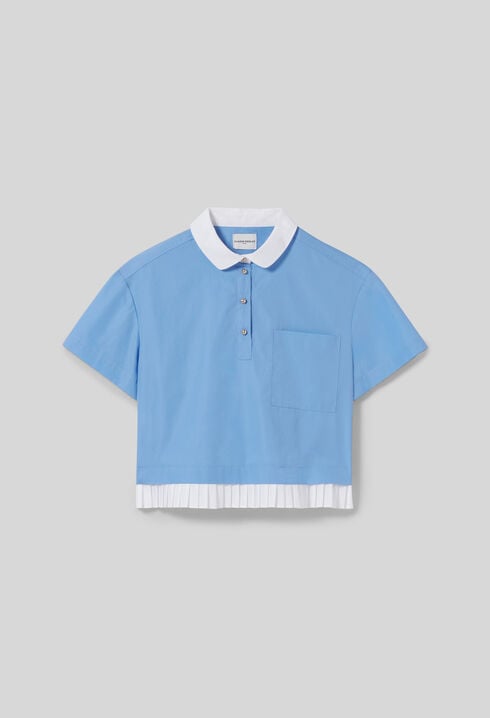 Top con cuello Peter Pan
