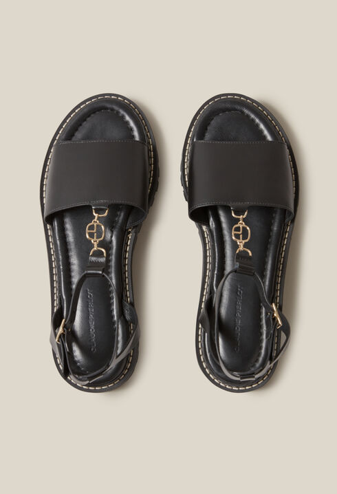 Sandalias piel