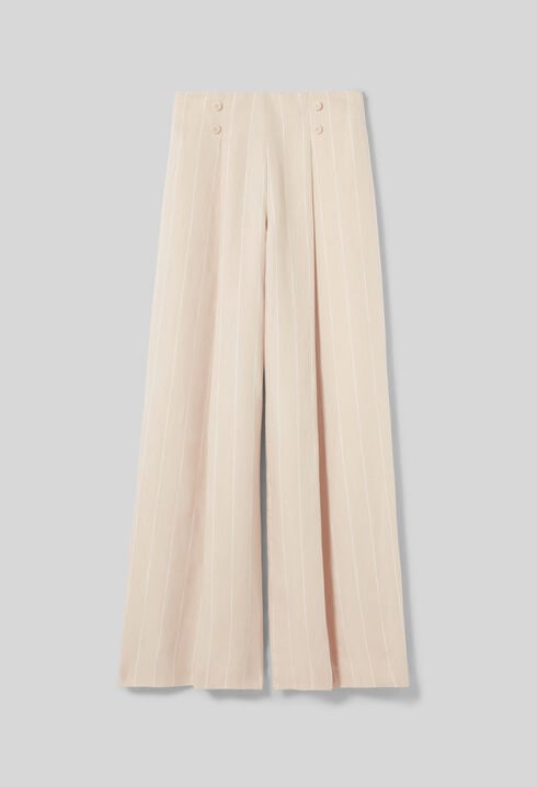 Pantal&oacute;n sastre ancho lino/viscosa