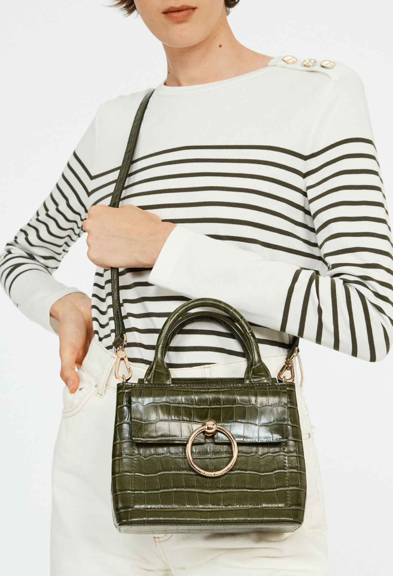 Mini bolso de cuero Anouck