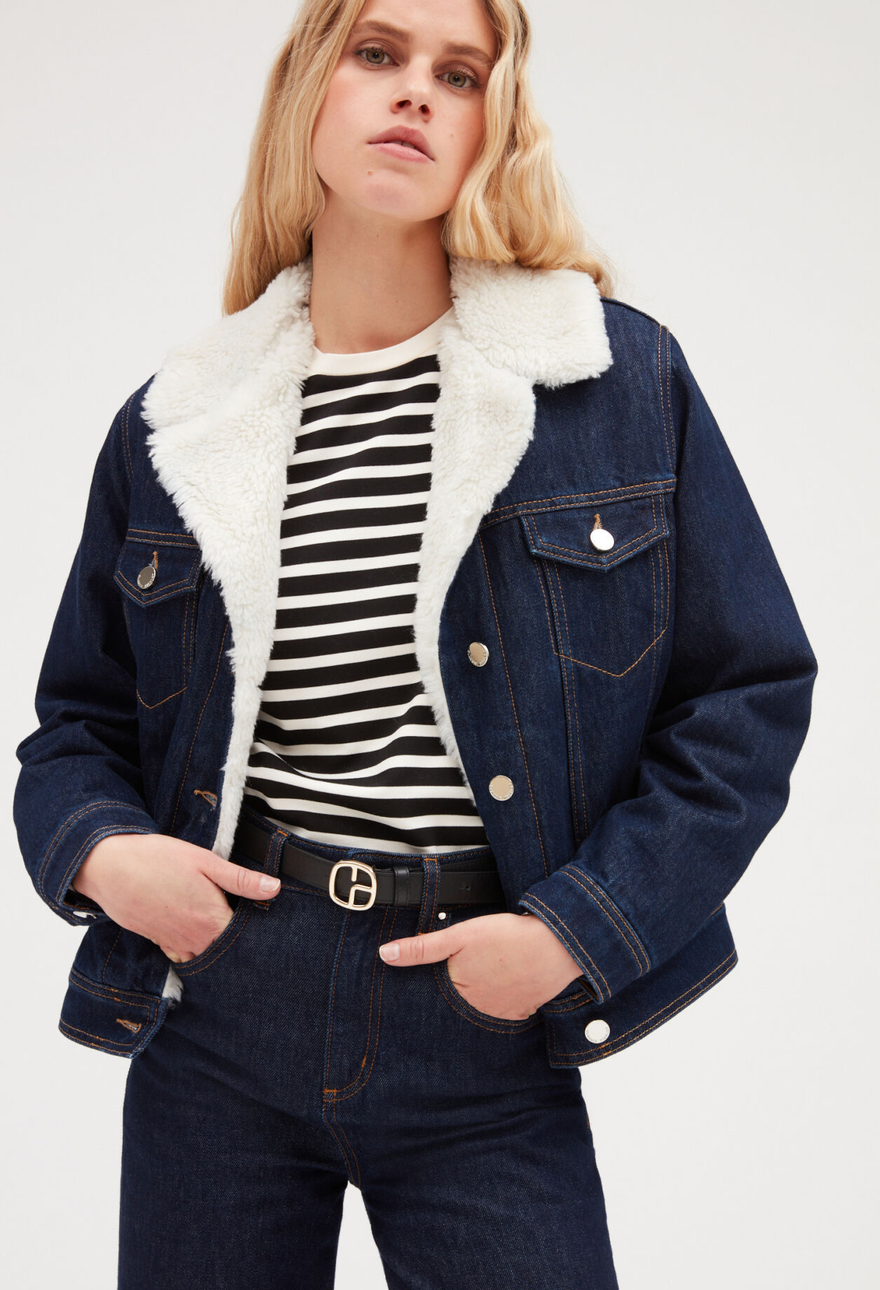Claudie pierlot veste en jean 2025