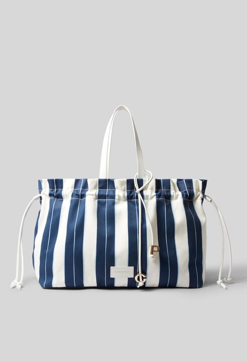 Gran bolso shopper a rayas