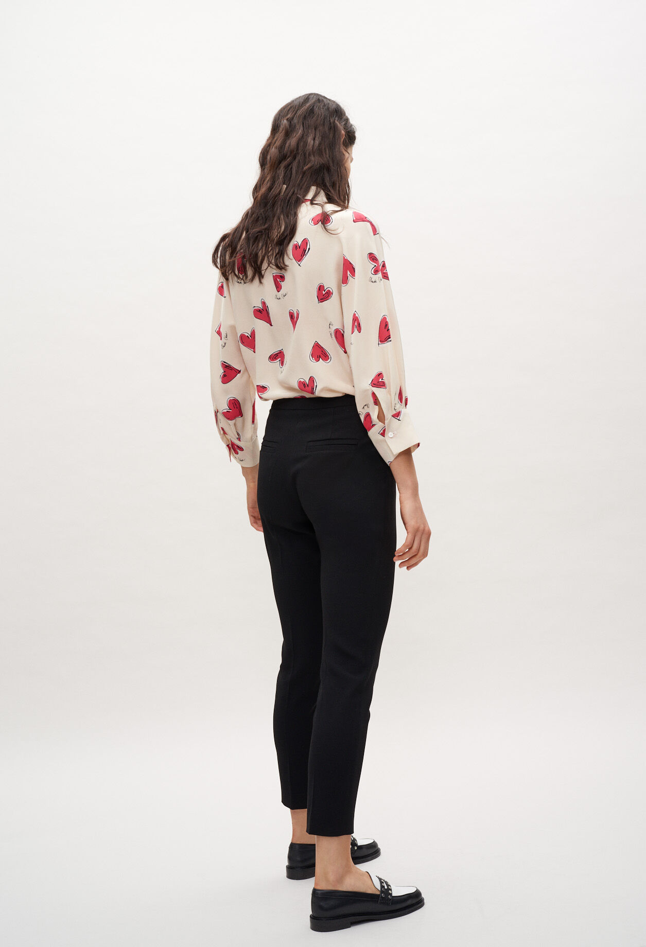 Camisa suelta estampada