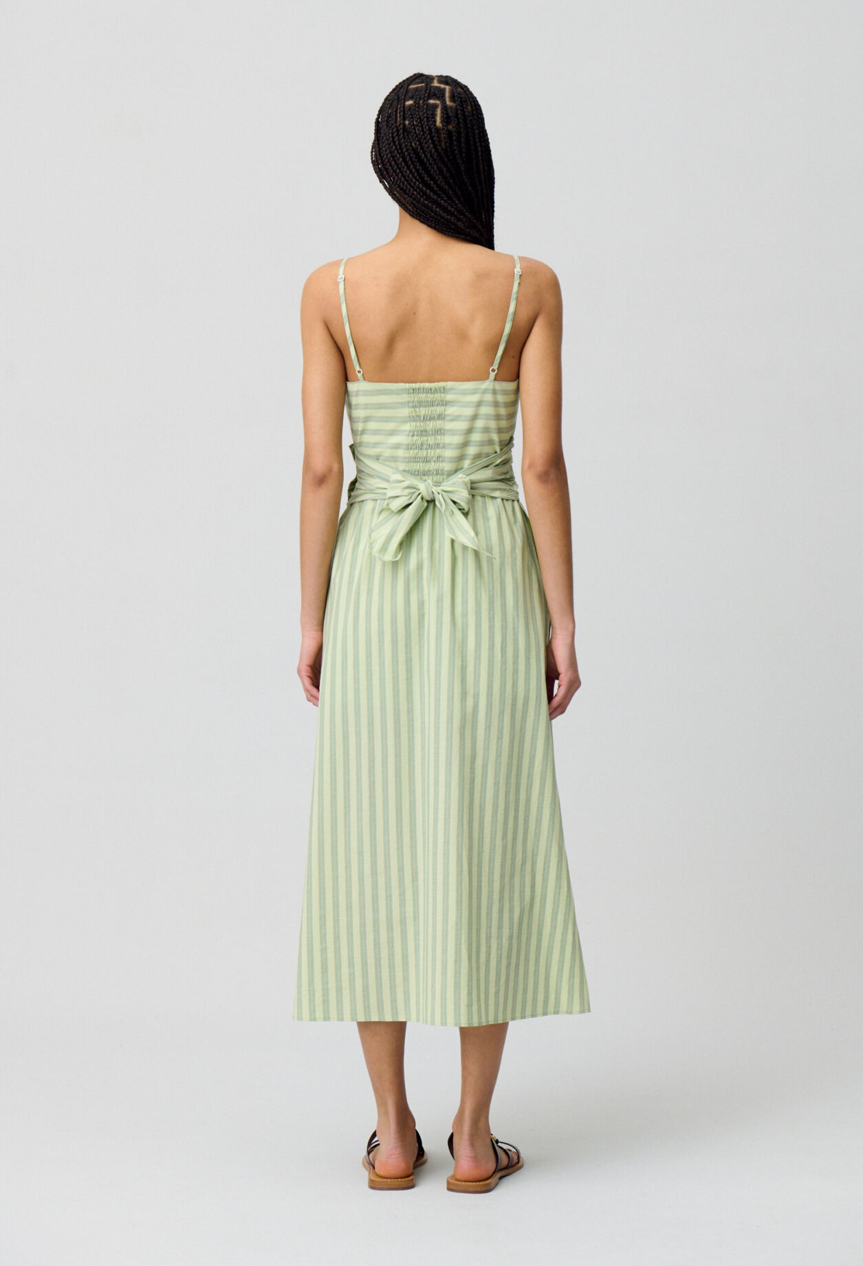 Vestido largo con tirantes