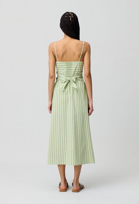 Vestido largo con tirantes