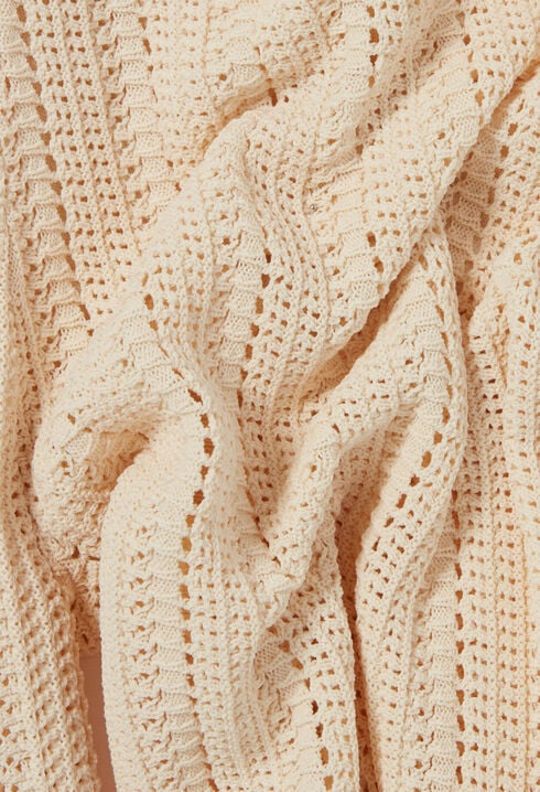 Pantalón fluido de crochet