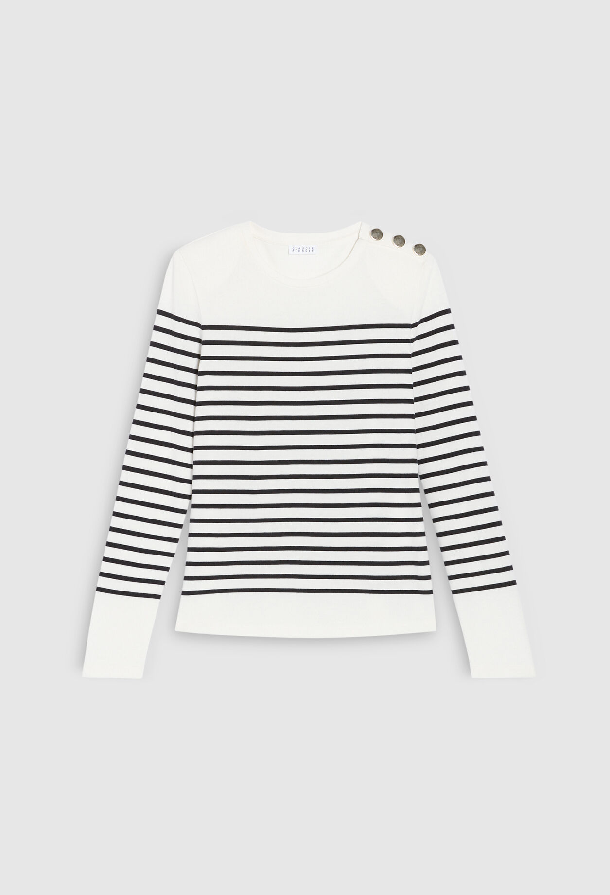 Camiseta marinera con botón