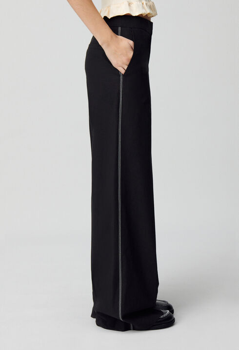 Pantalón recto ancho