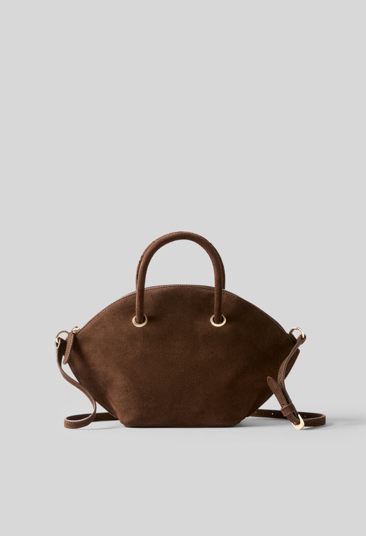 Bolso de mano de ante flexible