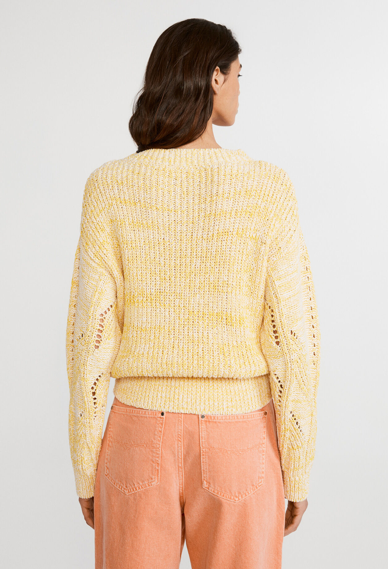Jersey con detalles calados