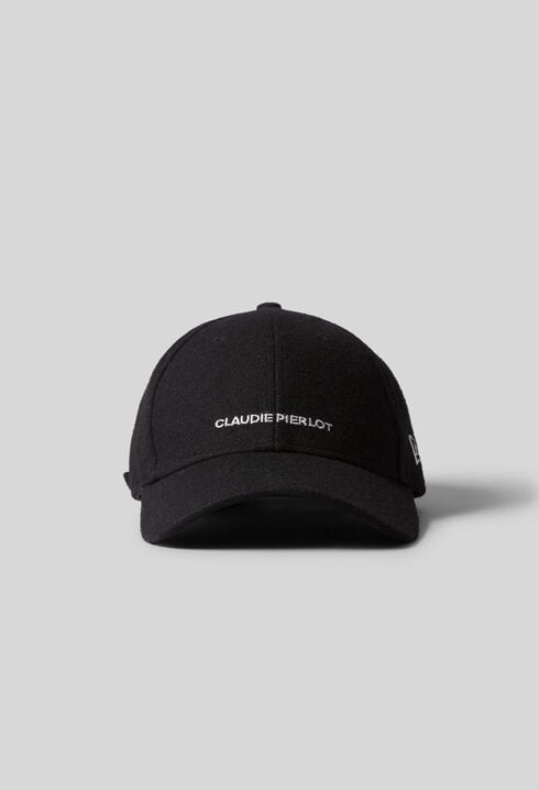 Gorra negra con logo Claudie Pierlot