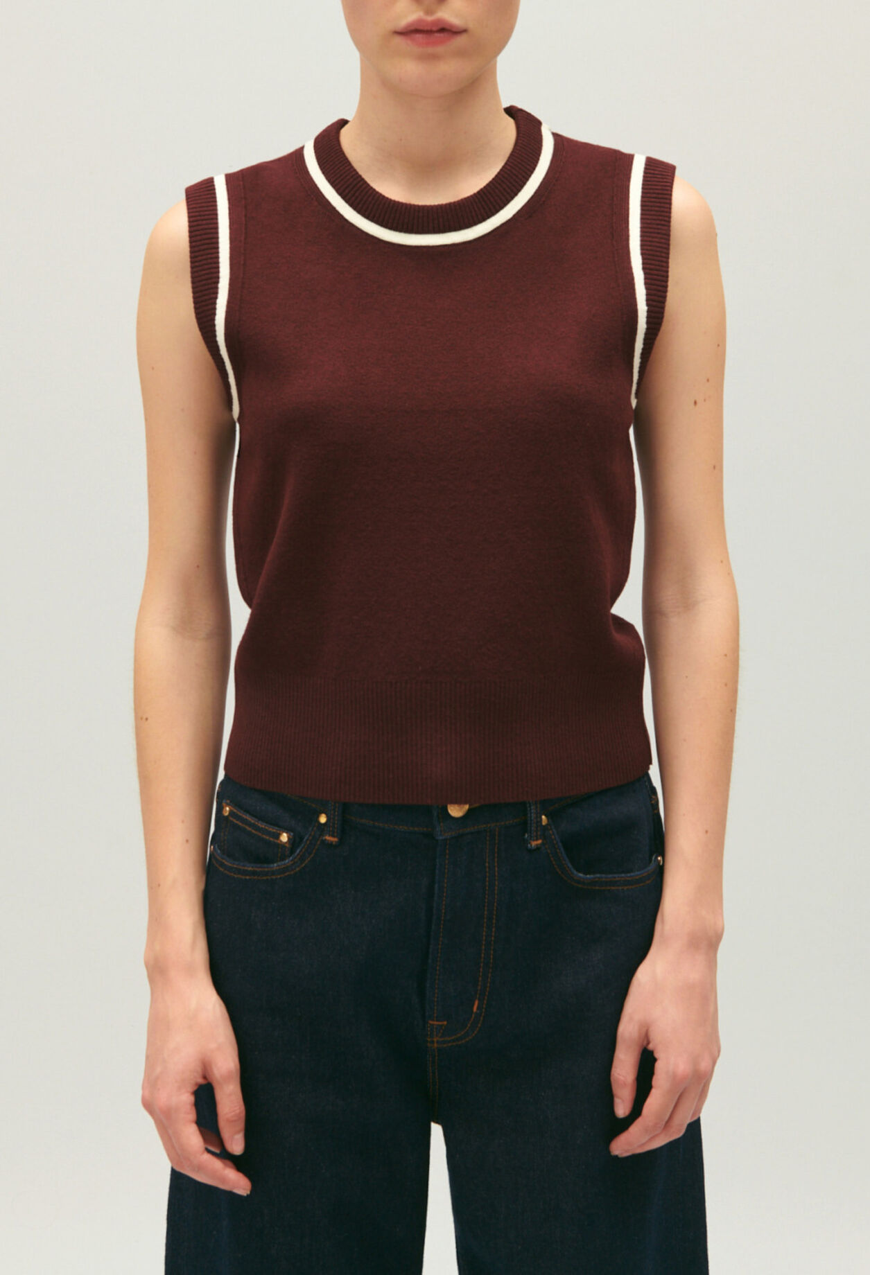 Jersey de punto de rayas