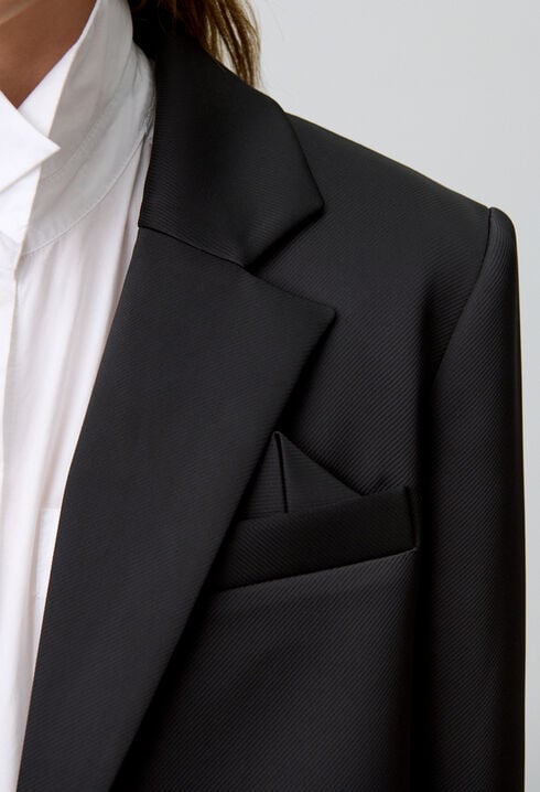 Chaqueta sastre satinada