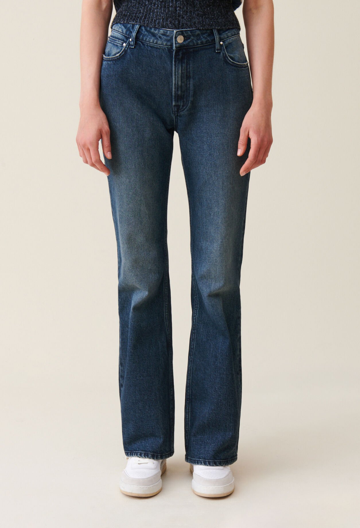 Vaqueros denim acampanados