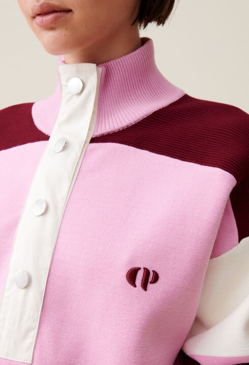 Sudadera cuello camionero