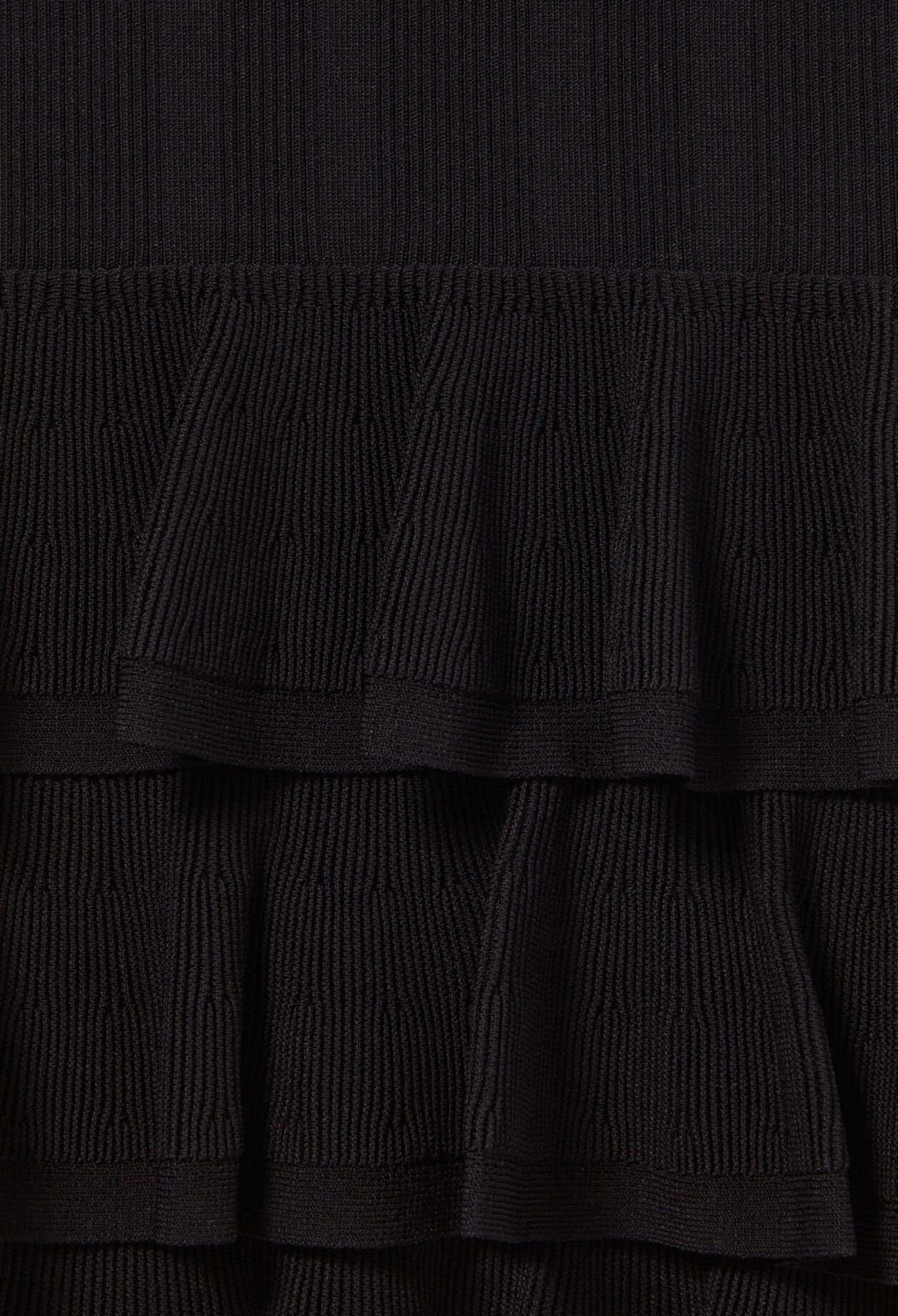 Vestido corto de punto fino