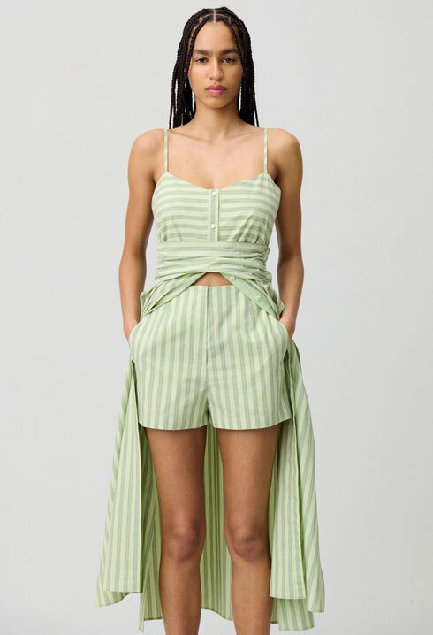 Vestido largo con tirantes