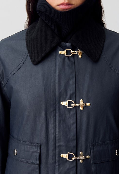 Parka corta encerada