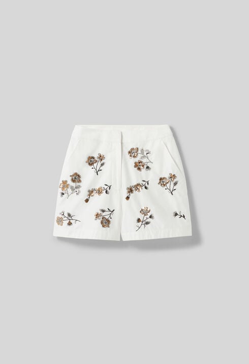 Shorts de flores