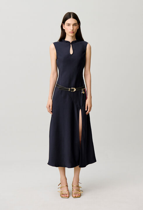 Vestido midi fluido