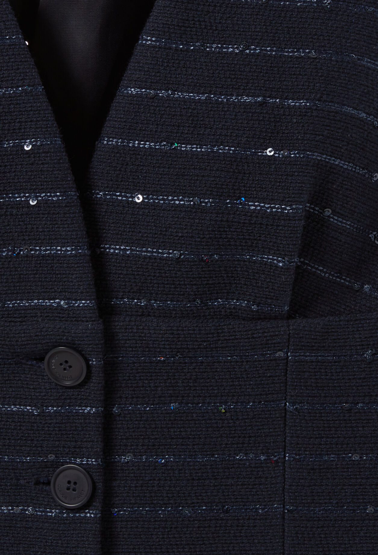 Top blazer de rayas